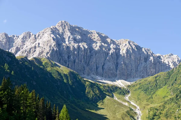 Porze Una Montaña Los Alpes Cárnicos Tirol Oriental Austria — Foto de Stock