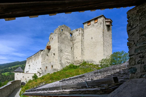 Château Heinfels Dans Vallée Pustervalley Tyrol Oriental Autriche — Photo