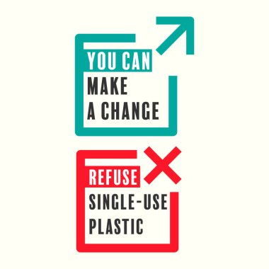 Ulaşım simgesi bir metin numarası olarak kullanılacak. Değişiklik yapabilir, tek kullanımlık plastik konsepti reddedebilirsin. Vektör illüstrasyonu.