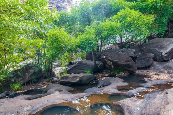 Luxusné Příroda Vodopádu Kaňon Kamenů — Stock fotografie