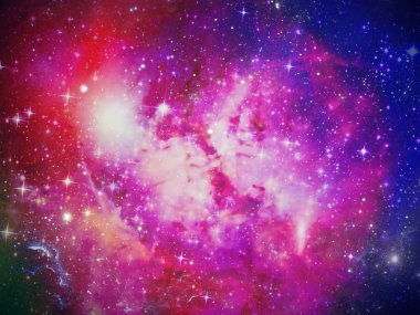 Soyut ve galaksinin dış derin uzay arka plan 