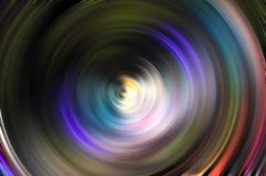 Soyut yumuşak ve eylem arka plan kavramı dönen bulanık