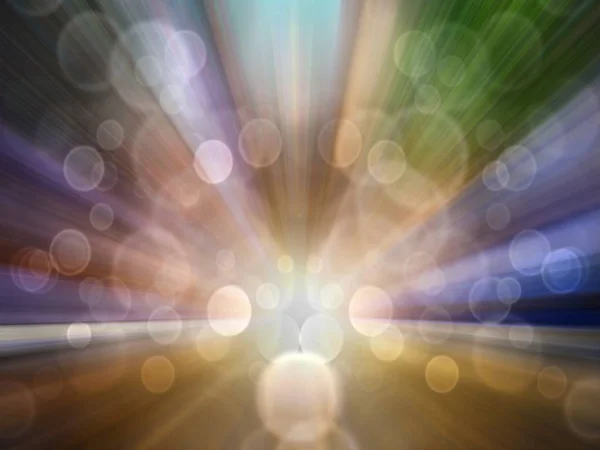 Abstract Soft Blurred Bokeh Ray Light Action Background Concept — Stock Photo, Image