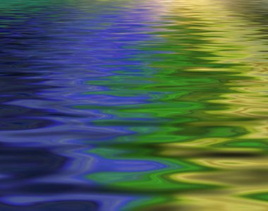 Arka plan ve yansıma soyut güzel yumuşak ve bulanık renkli yüzey su et kalınlığı ile yivli