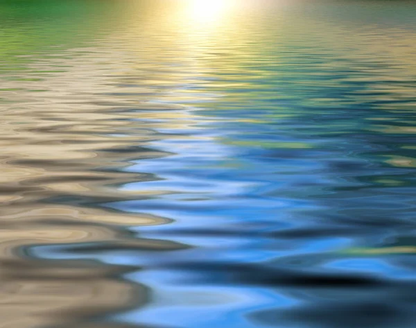 Abstrato Bela Superfície Colorida Macia Turva Fundo Ondulado Água Reflexão — Fotografia de Stock