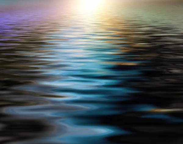Abstract Beautiful Soft Blurred Colorful Surface Water Rippled Background Reflection — Stock Photo, Image
