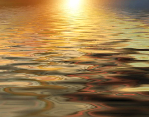 Abstract Beautiful Soft Blurred Colorful Surface Water Rippled Background Reflection — Stock Photo, Image