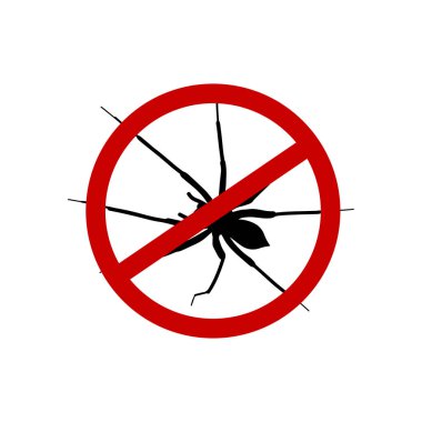 Örümcek Böceği Kızıl Çember Yasak İşaret