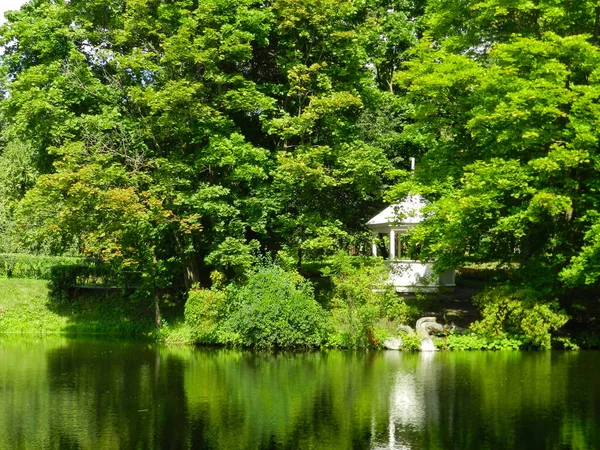 Gazebo Pushkins Garden — Stock Photo, Image