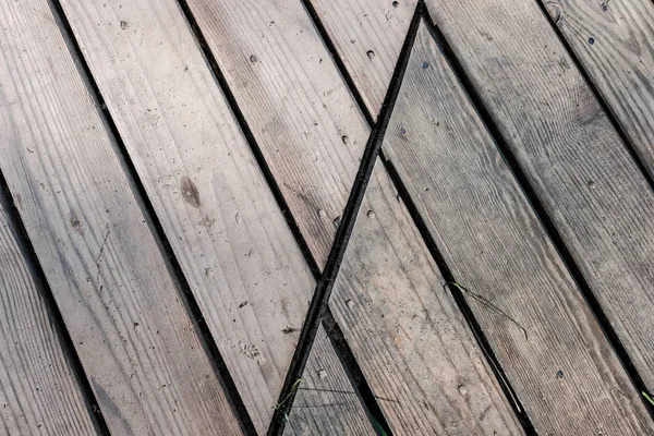 Houten Promenade Toeristische Route Van Groene Weide Met Bomen Rust — Stockfoto