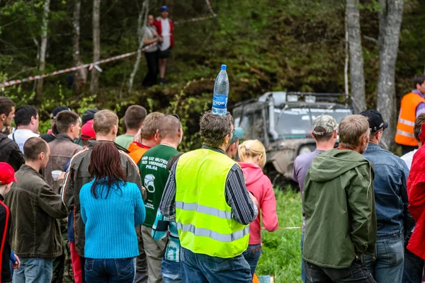 Aluksne Lettonie Mai 2008 Championnat Camions Hors Route Pleine Terre — Photo