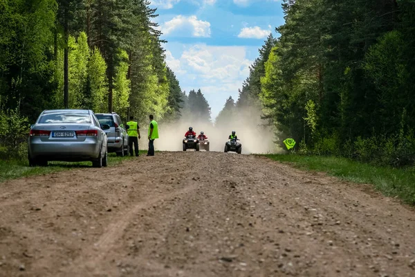Aluksne Lettonie Mai 2008 Championnat Camions Hors Route Pleine Terre — Photo