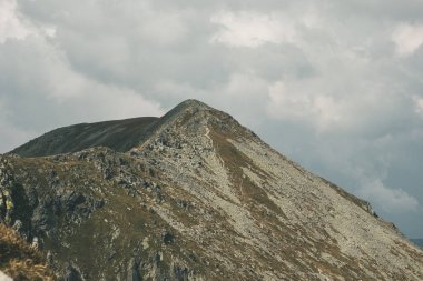 Slovakya'daki Tatra Dağları'nda yürüyüş iz