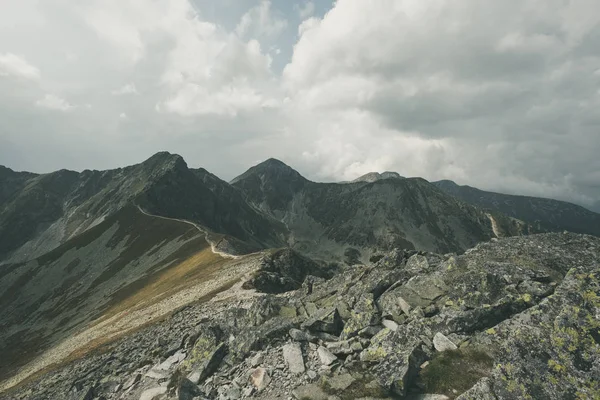 Sentiero Escursionistico Sulle Montagne Tatra Slovacchia — Foto Stock