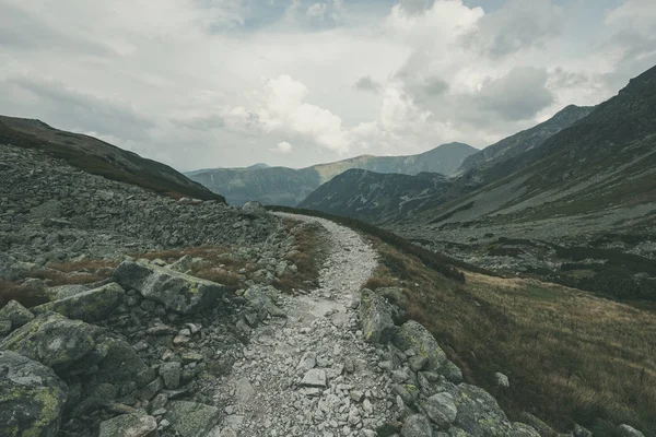 Sentiero Escursionistico Sulle Montagne Tatra Slovacchia — Foto Stock