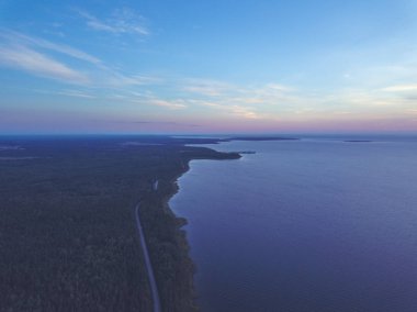 Sunrise Adaları Baltık Denizi, Hiiumaa havadan görünümü