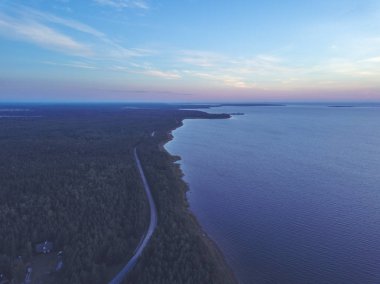 Sunrise Adaları Baltık Denizi, Hiiumaa havadan görünümü