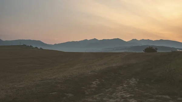 Beautiful Sunset Mountains Tatra Slovakia — Stock Photo, Image