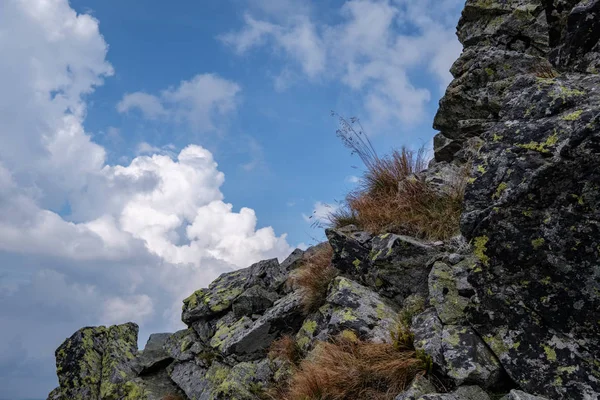 Dağ Panorama Banikov Tepe Slovakça Tatra Dağları Rocky Manzara Ile — Stok fotoğraf