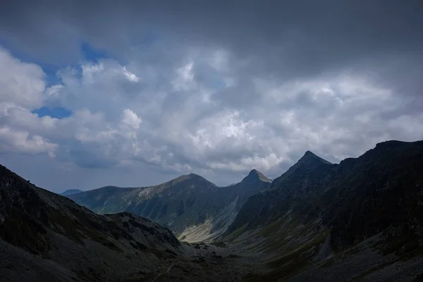 Panorama Montagna Dalla Cima Del Picco Banikov Slovacco Montagne Tatra — Foto Stock