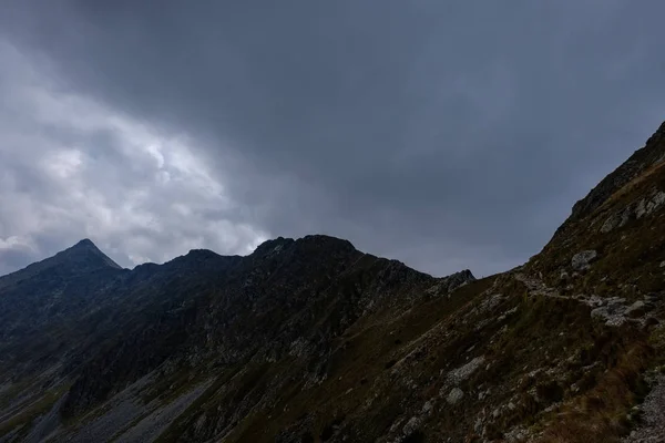 Panorama Montaña Desde Cima Del Pico Banikov Las Montañas Eslovacas — Foto de Stock