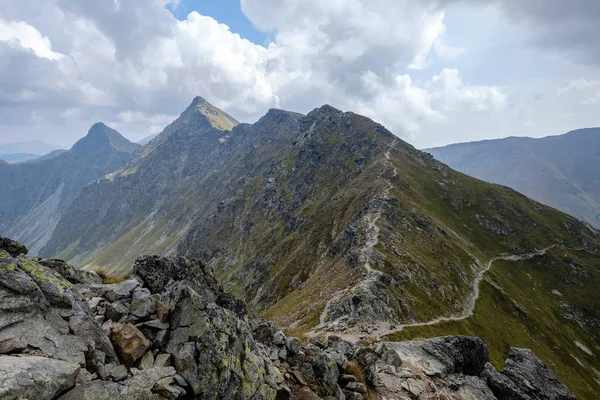 Bergpanorama Van Top Van Banikov Berg Tatra Slowaakse Bergen Met — Stockfoto