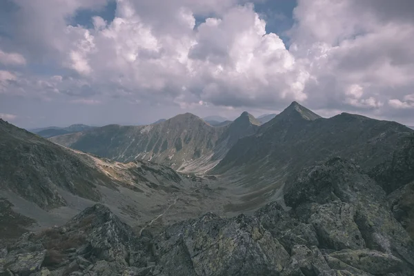 Beautiful Mountain Panorama Top Banikov Peak Slovakian Tatra Mountains Rocky — Stock Photo, Image
