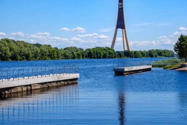 Ruhige Aufnahme Des Schönen Blauen Sees — Stockfoto