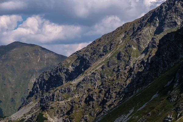 Montagnes Des Carpates Occidentales Avec Des Sentiers Randonnée Touristique Tatra — Photo