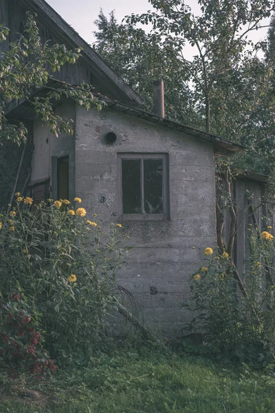 Casa Banho Rural Velha Eslováquia — Fotografia de Stock