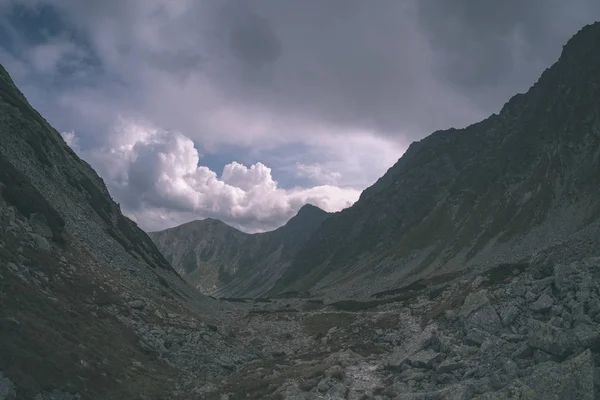 Senderos Rocosos Para Los Turistas Las Montañas Los Cárpatos Occidentales — Foto de Stock