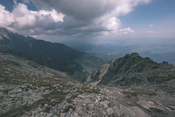 Felsige Wanderwege Für Touristen Den Westlichen Karpaten Tatra Der Slowakei — Stockfoto