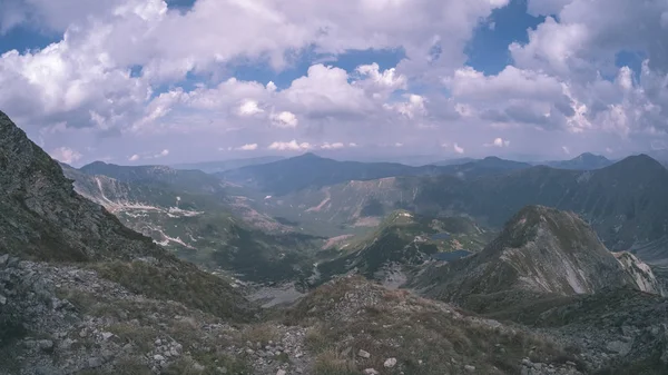 Hermoso Panorama Montaña Desde Cima Del Pico Banikov Las Montañas — Foto de Stock