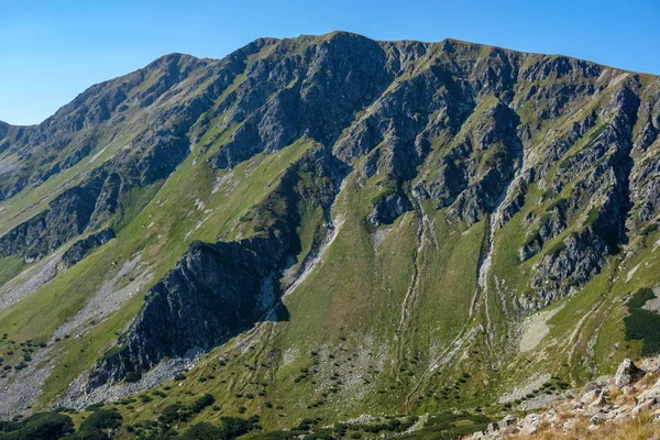 Západní Karpaty Horské Panorama Jasného Dne Tatra Turistických Stezek Pro — Stock fotografie