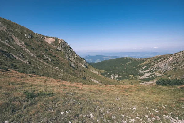 Sommets Rocheux Avec Sentiers Randonnée Automne Dans Tatra Slovaque Ouest — Photo