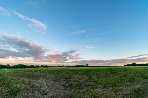 Storm Clouds Forming Countryside Fields — Stock Photo, Image