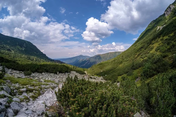 Westelijke Karpaten Met Toeristische Wandelroutes Tatra Slowakije — Stockfoto