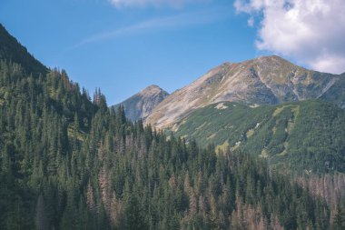 Batı Karpat Dağları açık gün Tatra yürüyüş rotaları