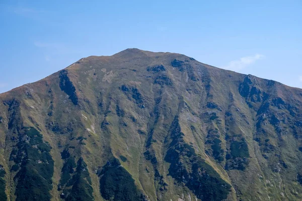 Verre Berg Kernen Mist Slowakije Tatra Bergpaden Heldere Herfstdag Met — Stockfoto