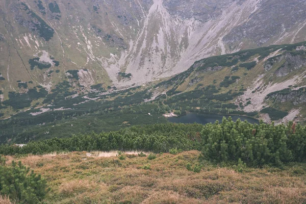 Turistické Stezky Slovensku Tatra Hory Poblíž Horské Jezero Rohache — Stock fotografie