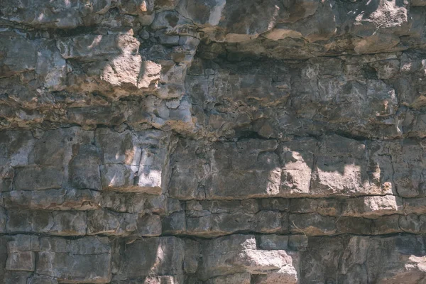 kumtaşı kaya Ayrıntılar sert gölgeler - vintage bir retro görünüm yakın çekim