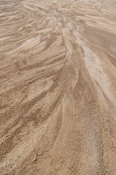 Άμμο Αφηρημένη Υφή Μοτίβο Κοντά Στο Σώμα Του Νερού Μερικές — Φωτογραφία Αρχείου