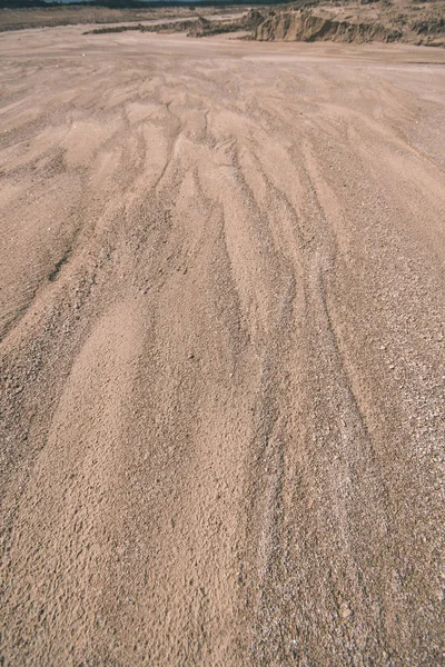 Άμμο Αφηρημένη Υφή Μοτίβο Κοντά Στο Σώμα Του Νερού Μερικές — Φωτογραφία Αρχείου