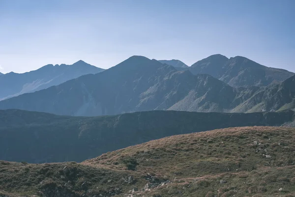 western carpathian mountains on clear day, Tatra hiking trails