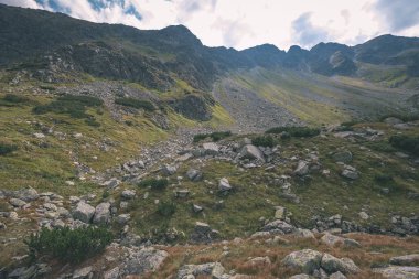 Batı Karpat Dağları bulutlu gün Tatra yürüyüş rotaları