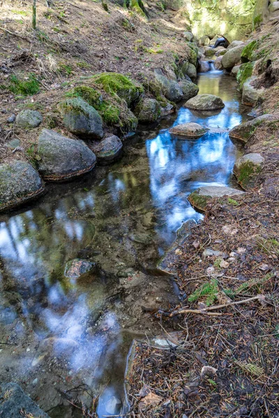 Stora Granitklippor Enda Naturen Miljö Isolerade Från Andra — Stockfoto