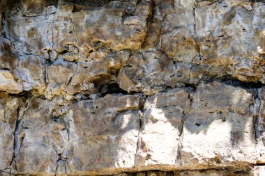 kumtaşı kaya Ayrıntılar sert gölgeler ile yakın çekim