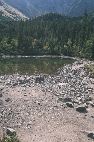 Wandelroutes Slowakije Tatra Bergen Buurt Van Mountain Lake Van Rohache — Stockfoto