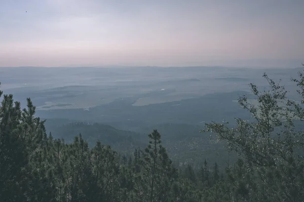 western carpathian mountains on clear day, Tatra hiking trails