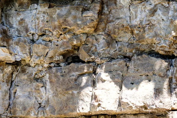 Sandsten Rock Detaljer Nära Håll Med Hårda Skuggor — Stockfoto